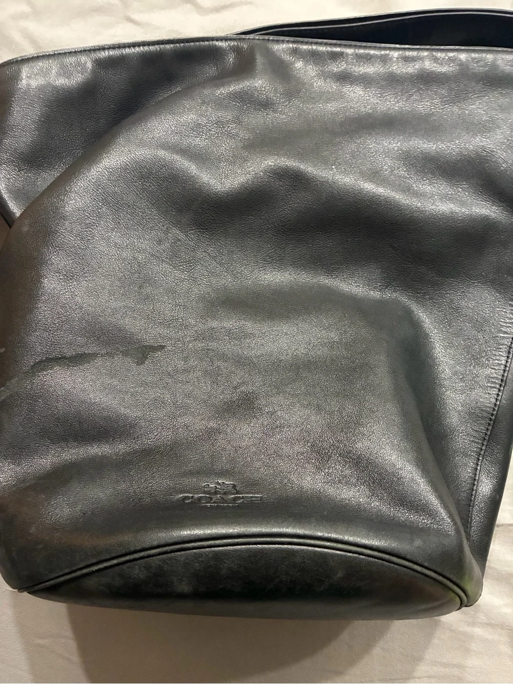 Coach smooth black